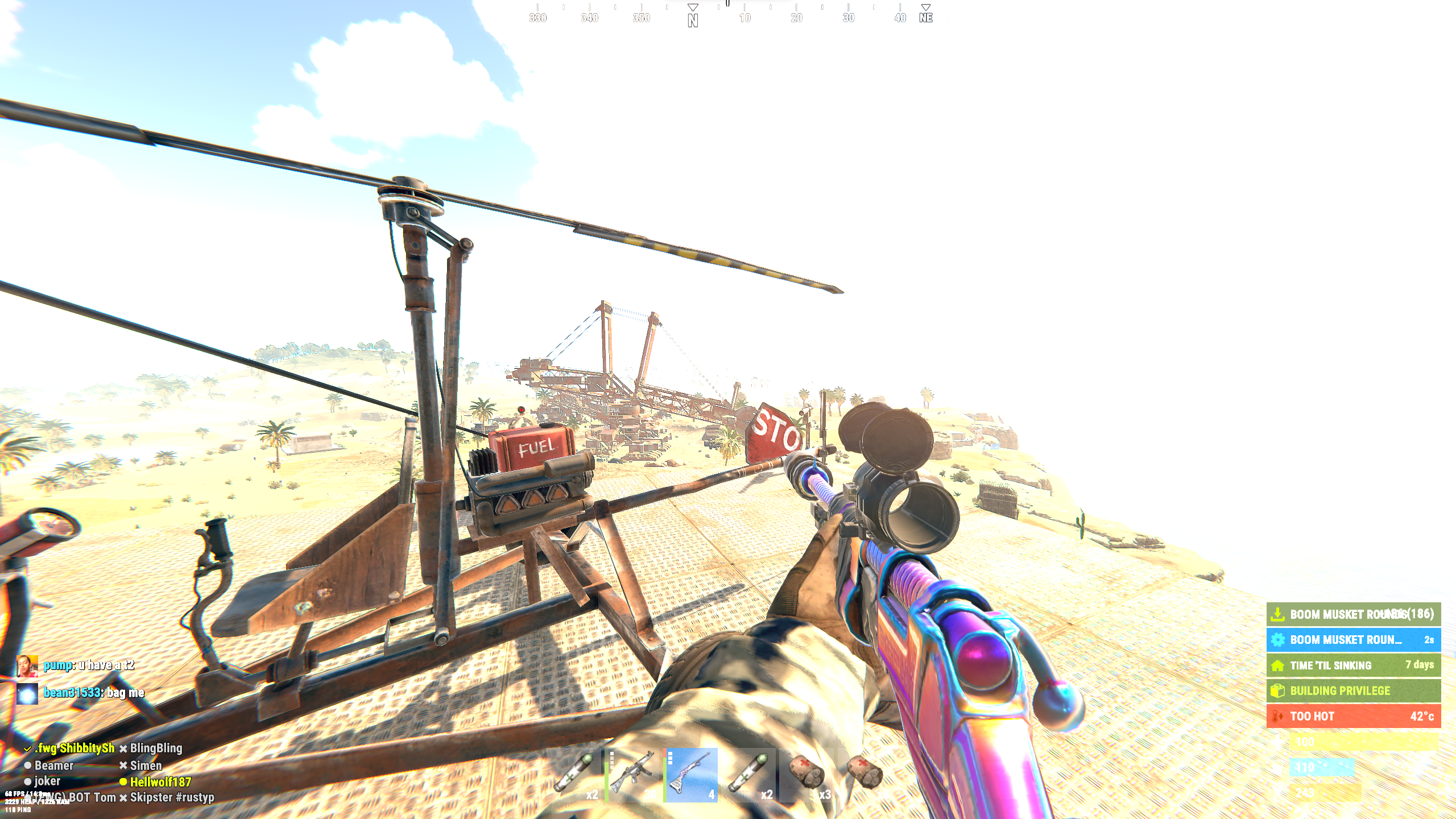 Rust Gameplay Screenshot 11 - Advanced tactics