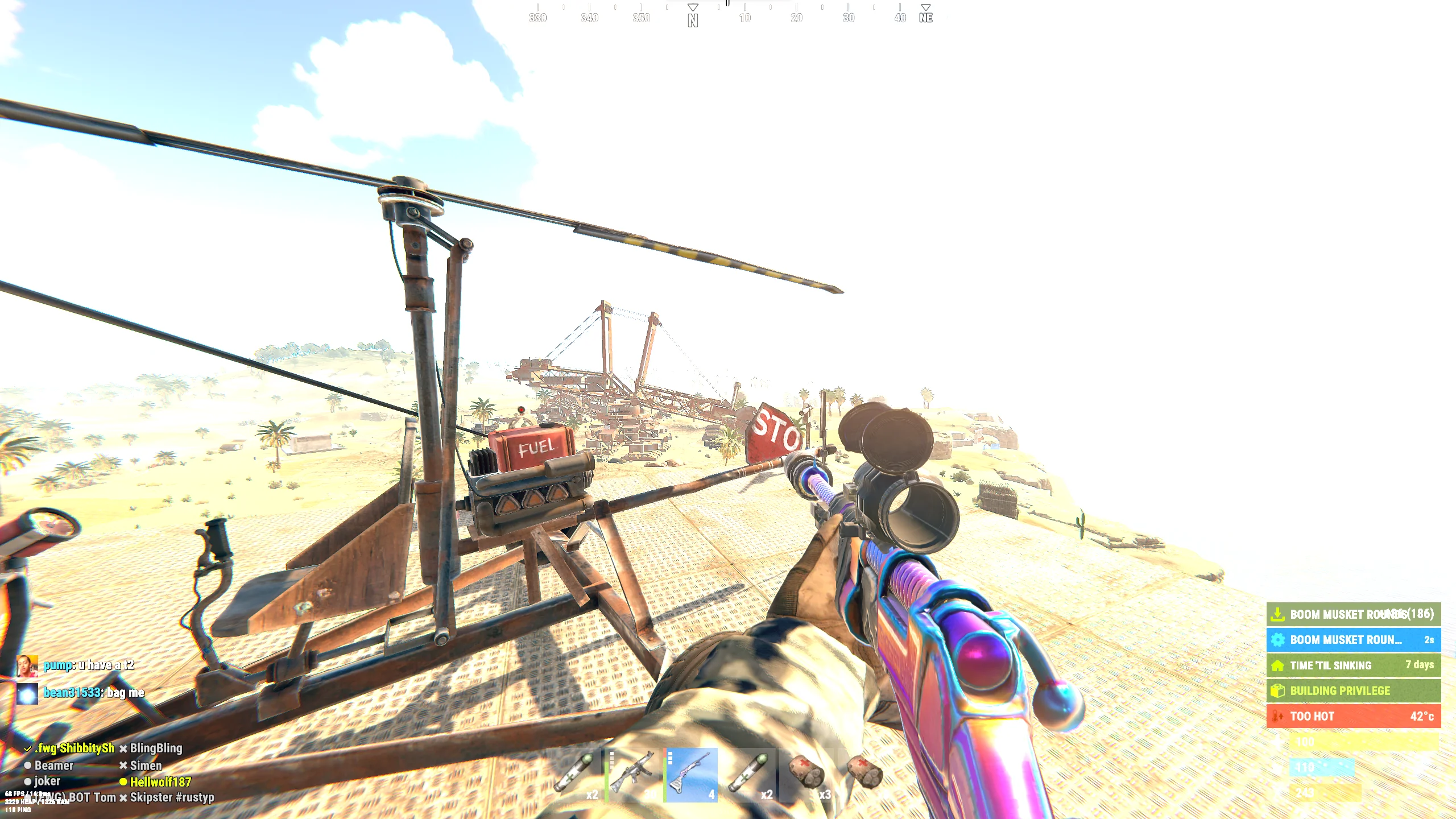 Rust Gameplay Screenshot 11 - Advanced tactics